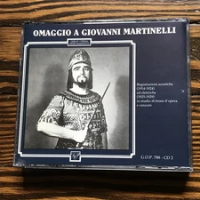 Omaggio a Giovanni Martinelli (2-CD Set) (GOP) (Homage/Hommage) - Pietro Masca..