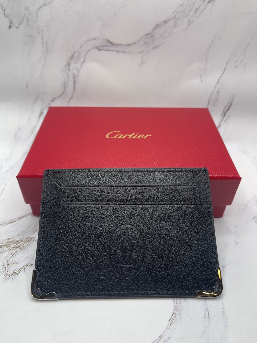 Cartier Cardholder Black Calfskin Must de Cartier Card Wallet - AD