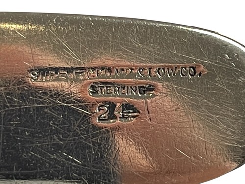 Antique 220 Grams Shreve Crump & Low Sterling Silver Page Turner 12" Model: 24 - Picture 14 of 17