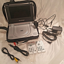 SCAN MAGIC Portable DVD Player - DVD Abspielgerät für Auto-Camping-Outdoor incl.