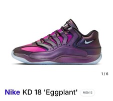 KD18 SE Men's Size 10 Vivid Purple/Hyper Pink-Black IM5843 500 New Without Box