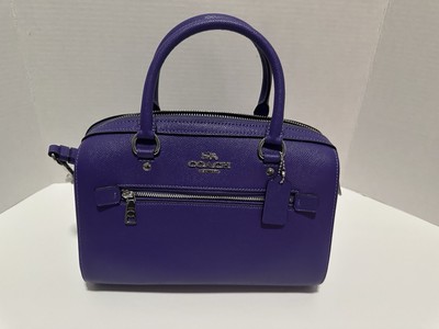 Coach Rowan Women's Satchel - Purple (79946) NWT Retired