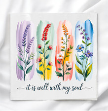 Christian Faith Fabric Panel for Quilting Sewing Crafting Quilt Block CF1980