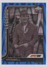 2025 Chrome Formula 1 F1 Legends Blue RayWave Refractor Nigel Mansell HOF 1l2l
