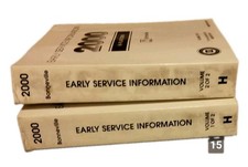 2000 Pontiac Bonneville H Platform Service Manual 2 Vol Preliminary Set 2000 Pontiac Bonneville H Platform Service Manual 2 Vol Preliminary Set