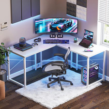 Computer Desk, 51 Inch Reversible L Shaped Desk, Gaming Desk, Home Office Desk