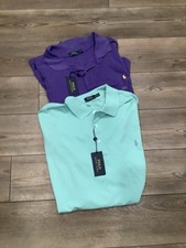 2 POLO RALPH LAUREN Shirt Mens 4XLT TALL NEW w/tags HORSE PONY 4XL