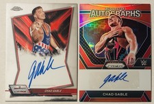 2026 Topps Chrome Chad Gable RAW On Card Auto + Prizm Red /99 AUTO