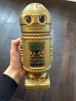 Vintage Robot QD-3 Bubble Bath Bottle  Soaky  Plastic Robot 