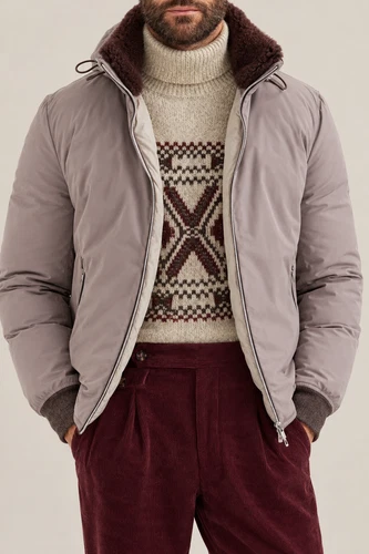 BRUNELLO CUCINELLI MEN'S TORTORA ZIP FRONT JACKET MSRP $6765 (M) - product listing photo