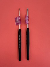 New lot of 2 Susan Bates Aluminum Crochet Hook Size 3.75/3.5 Ergonomic Handle