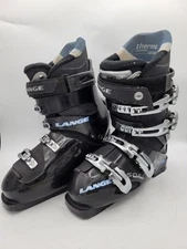 Womens Lange Venus 6.5 Ski Boots Thermo Custom Fit Softech Black Mondo 23.5