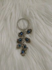 Hamsa Hand  Evil Eyes Keyring Keychain