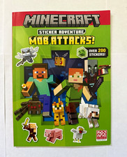 Minecraft Sticker Adventure: Mob Attacks Paperback Activity Book Stickers