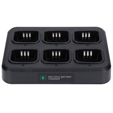 Two Way Radio Six Way Multi Charging Station Rapid Battery Charger Base For New