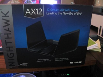 Netgear Nighthawk AX12 AX6000 12-Stream AX WiFi Router RAX120 606449134766