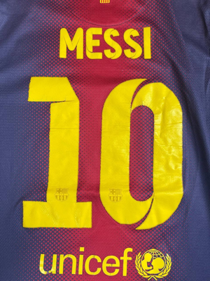 Barcelona 2012/2013 Nike Home Soccer Shirt Jersey #10 Messi size S