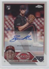 2023 Topps Chrome Update Refractor 167/499 Brandon Williamson #AC-BWI Auto 0a8o