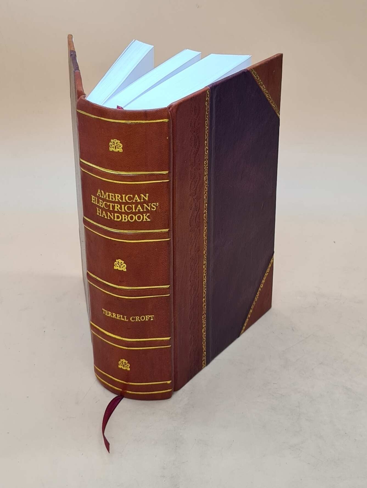 American Electricians Handbook Leather Bound Practical Electrical Reference Guide