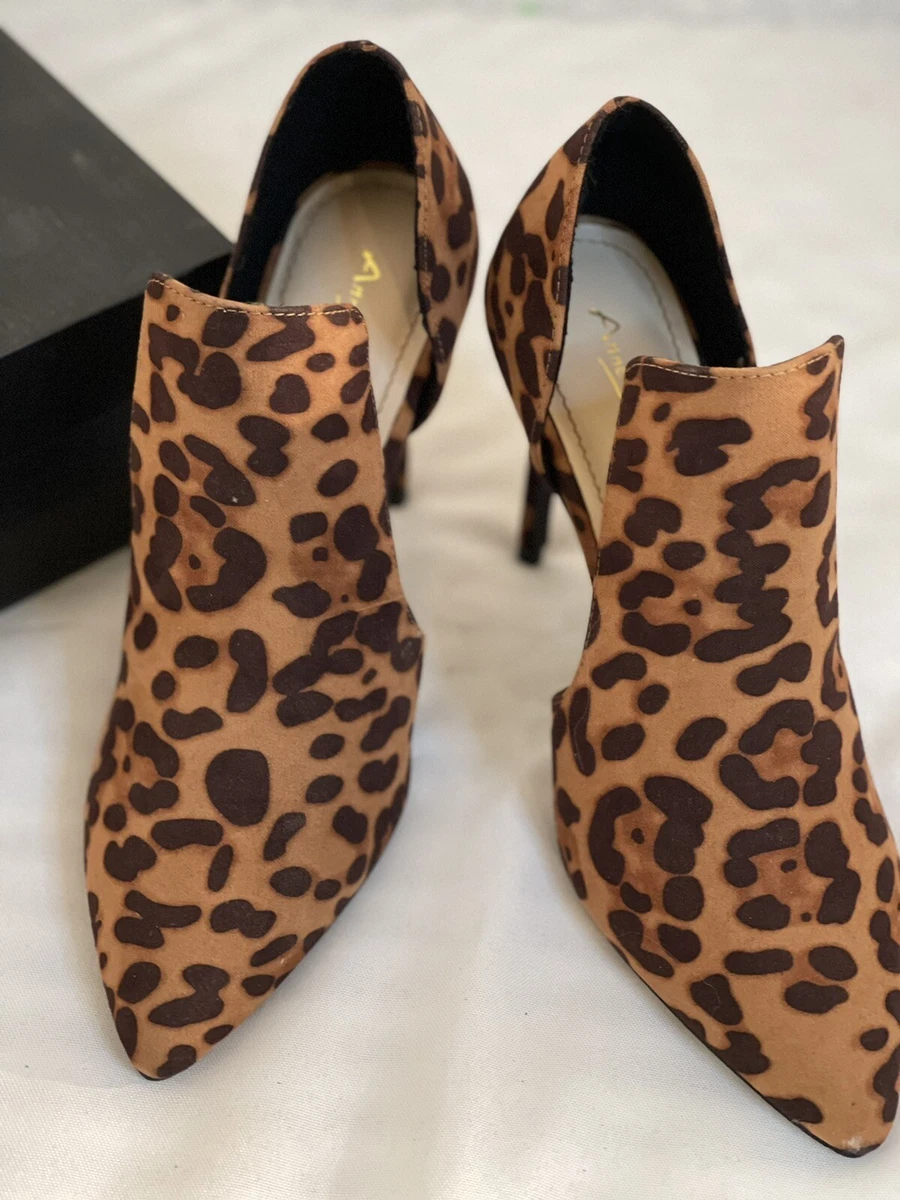 Anne michelle shop leopard heels