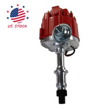 New Fits Pontiac 301 326 389 400 421 428 455 V8 Hei Distributor Red Cap Complete