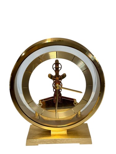 LINDEN SKELETON MANTEL CLOCK QUARTZ CUCKOO MFG CO. JAPAN - Picture 3 of 5