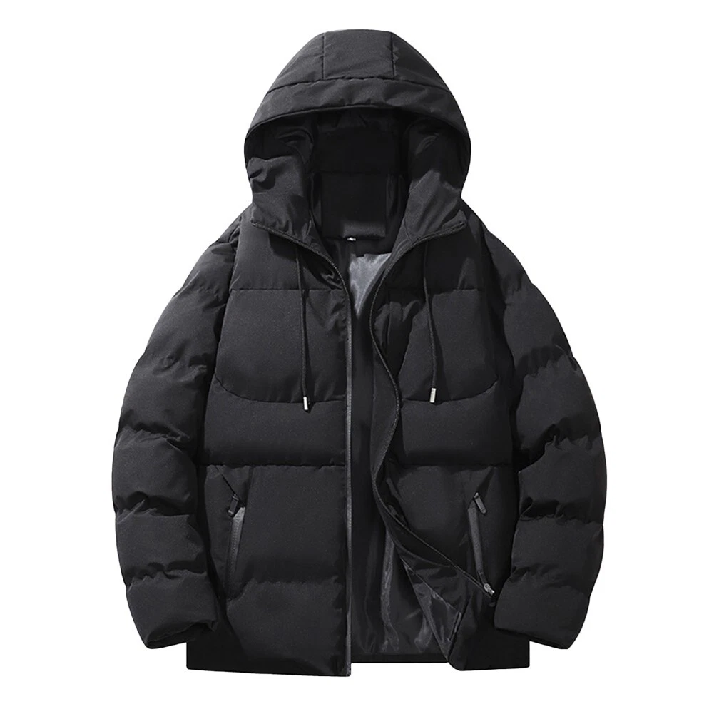 Plain black winter clearance jacket