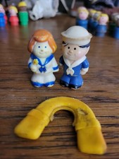 1975 Vintage Kenner Tree Tot Family Tree House SAILOR DAD AND MOM life preserver