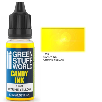 Encre Candy CITRINE YELLOW - Pinceau Aerographe Ink Acrylique Peinture