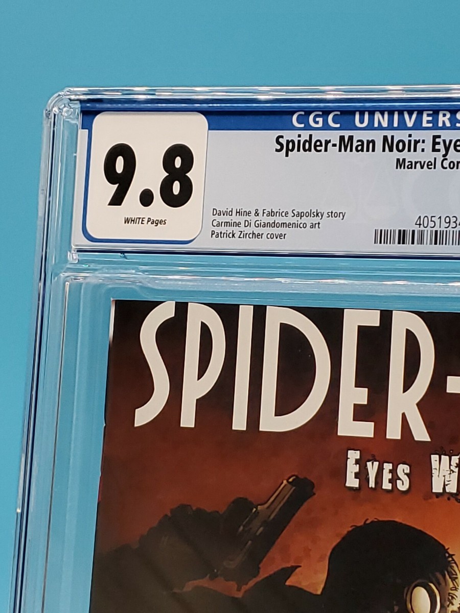 CGC 9.8 SPIDERMAN NOIR EYES WITHOUT A FACE #1 MARVEL COMICS