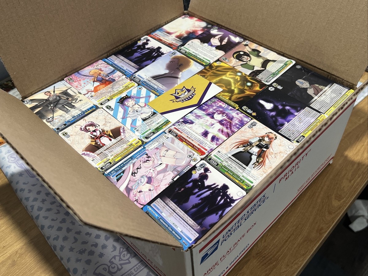 7000+ Weiss Schwarz Anime Mixed TCG C/UC Bulk Card Lot Over 7 x