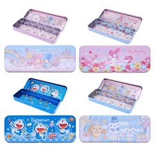 Sanrio/Doraemon Tin Pencil Pen Stationery Holder Makeup Tool Storage Case Box