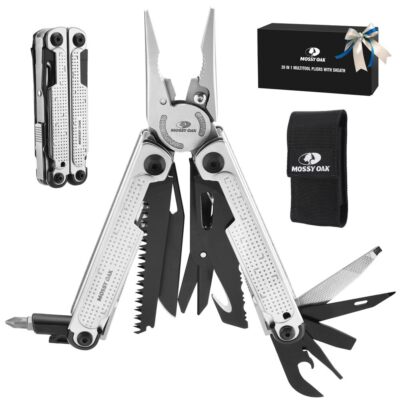 MOSSY OAK 20-in-1 Multitool Stainless Steel Multi Tool Plier Self-locking Pliers