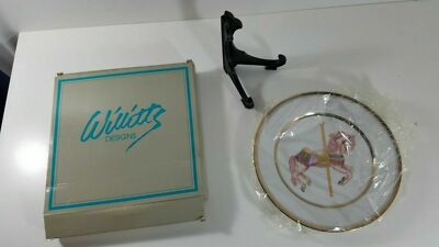 WILLITTS 1987 CAROUSEL MEMORIES LIMITED EDITION COLLECTORS SERIES PLATE # 2116