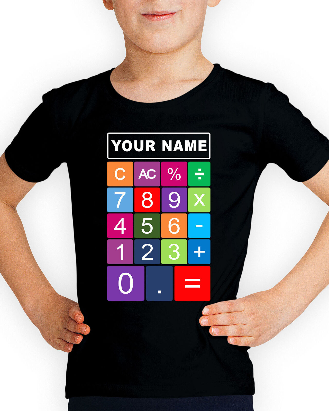 Camisetas Personalizadas Tu Nombre Números Matemáticas Día Escuela Maestro Niños #DNE