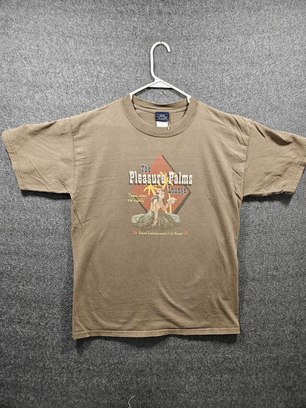 Men's Pleasure Palms Lounge Tee Size L Preowned Quick Ship