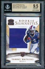 Sammy Watkins Rookie Card 2014 Crown Royale Rookie Silhouettes #204 BGS 9.5