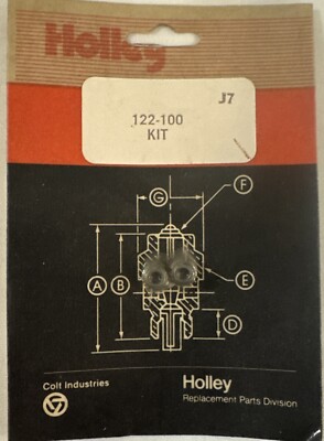 Holley QFT AED CCS  122-100 - Holley Standard Main Jets Size # 100 Sold as Pair