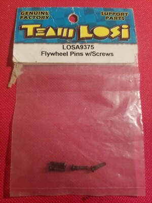 Team Losi VINTAGE RC Flywheel pins & screws A-9375 NEW original NXT / GTX NOS IP
