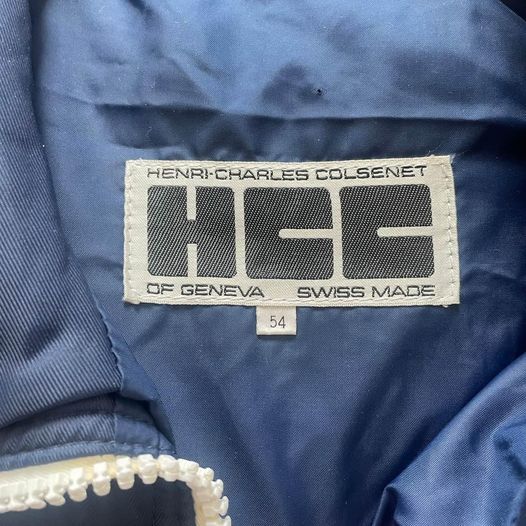 HENRI-CHARLES COLSENET スキーウェア ジャケット ネイビー Vintage RARE Henri-Charles Colsenet 70's ski jacket size small