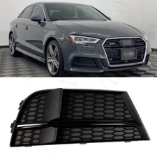 For Audi A3/S3 2017-2020 Right Side Front Bumper Fog Light Cover Grille Refit