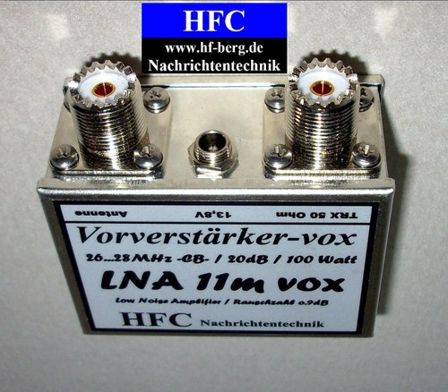 LNA-11m-VOX Vorverstärker 26...28 MHz, Weißblechgehäuse - Picture 1 of 4
