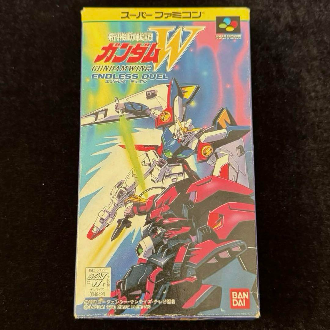 【美品】SFCスーパーファミコン　新機動戦記ガンダム W エンドレスデュエル スーパーファミコン用ソフト ガンダムW エンドレスデュエル