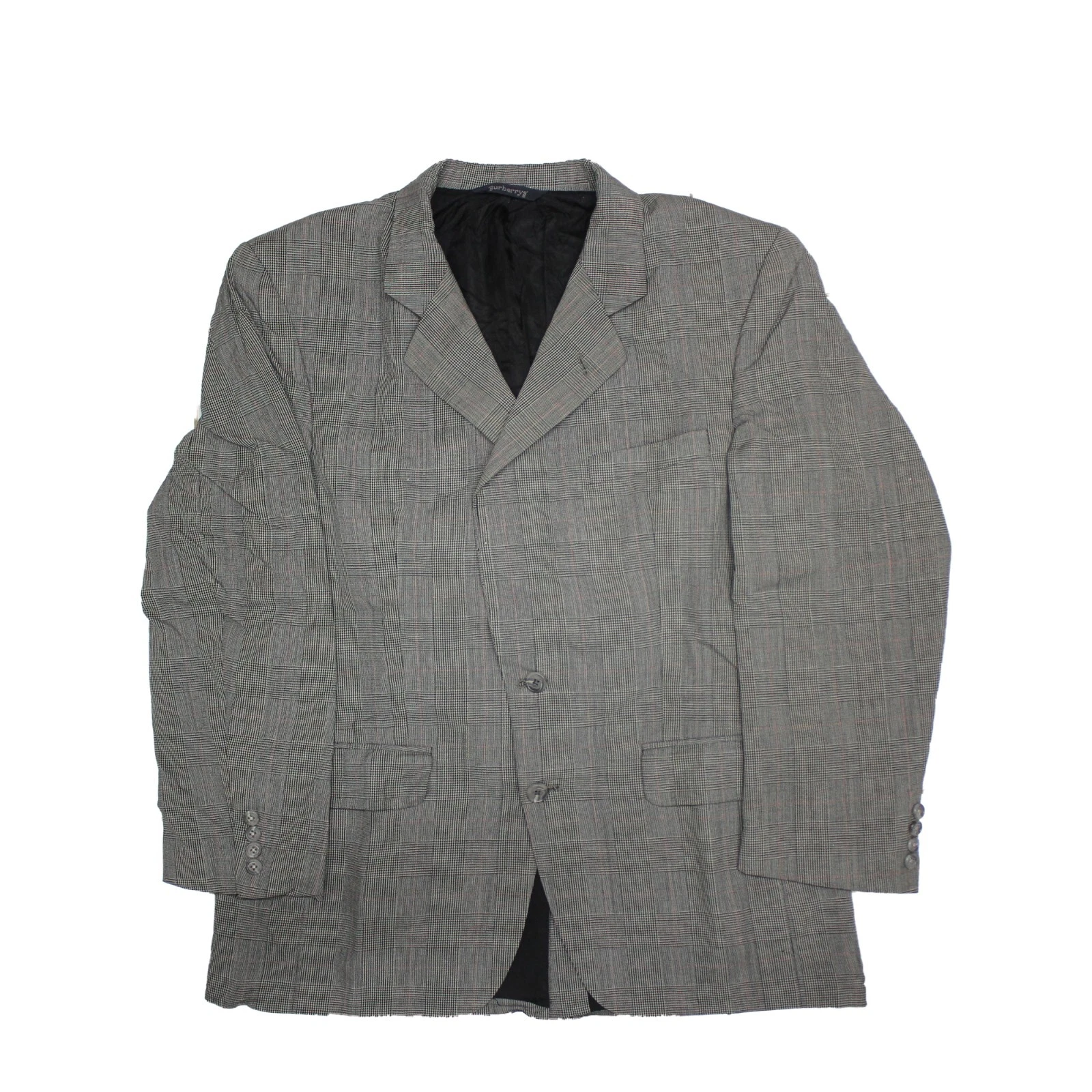 Giacca blazer cappotto sportivo uomo Burberry vintage grigio taglia L