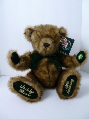 Oso de peluche edición limitada, 100 aniversario, Theodore Roosevelt, 1902-2002 DanDee