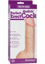 Vac U Lock 7 Realistic Erect Cock