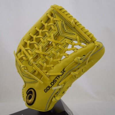ASICS Baseball Hard Glove Outfield GOLD STAGE 3121A398 750 Made in