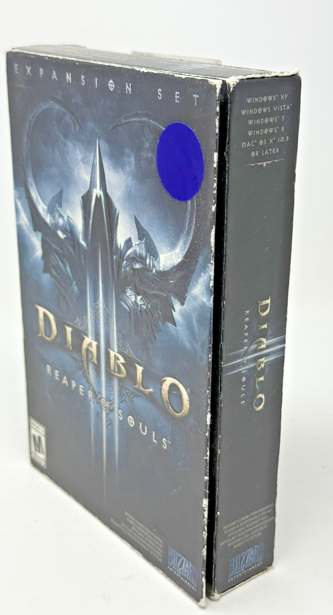 Diablo III 3 Expansion Set Reaper of Souls - for Windows or Mac