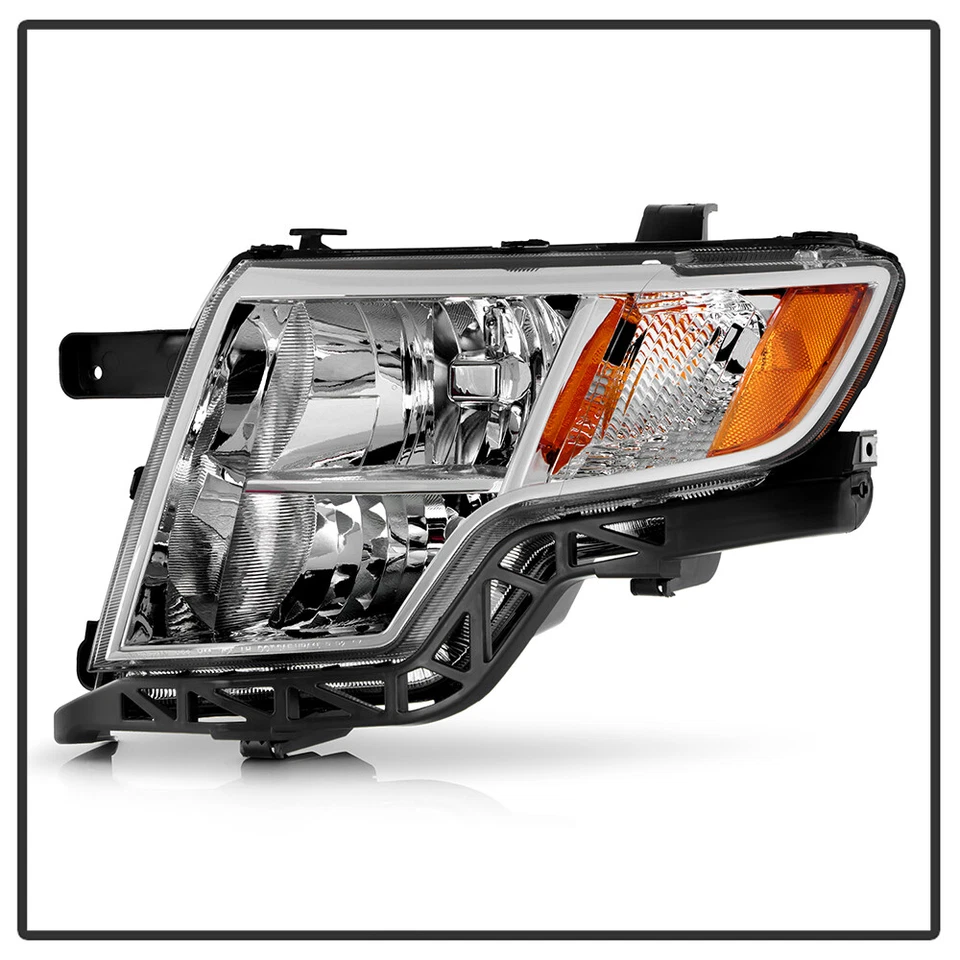 Par de faros cromados izquierda+derecha para Ford Edge 2007 2008 2008 2010 Foto 3 de 4