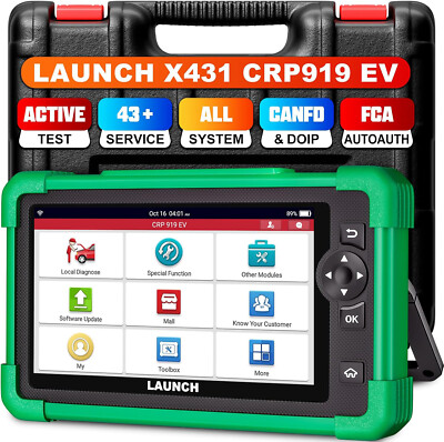 2025 LAUNCH X431 CRP919 EV Elektro PKW OBD2 Diagnosegerät ALLE System ECU Coding